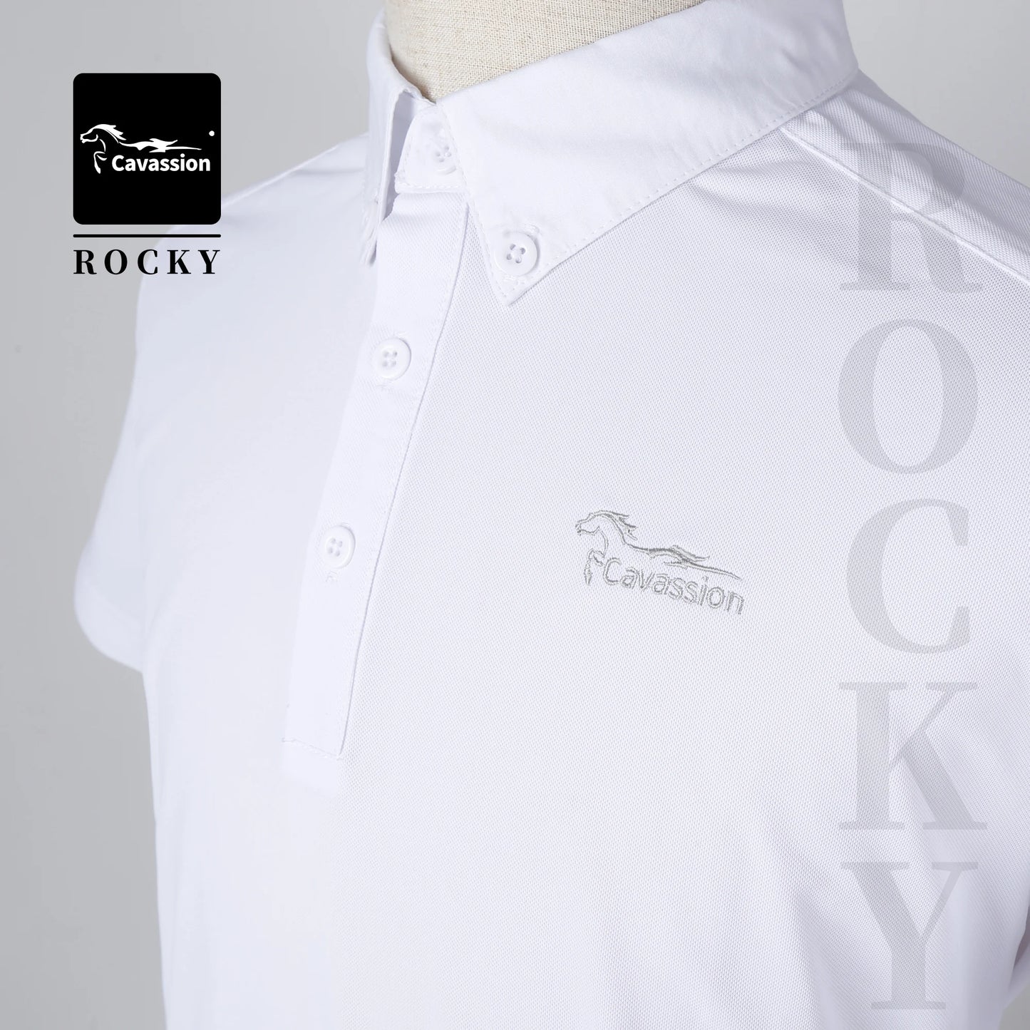 Kids riding horse T shirt white color competition equestrian children short sleeve coat boy rider equestrian equipment