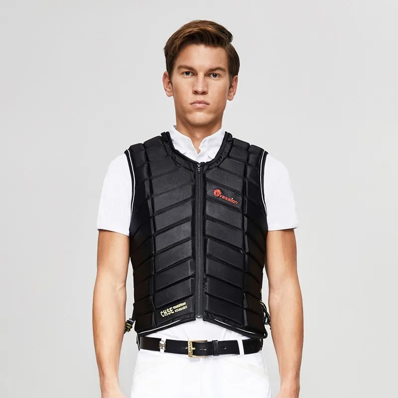 Cavesson Protective vest Thickened equestrian armor Equestrian riding safety body protector horse riding vest equestrian body armor