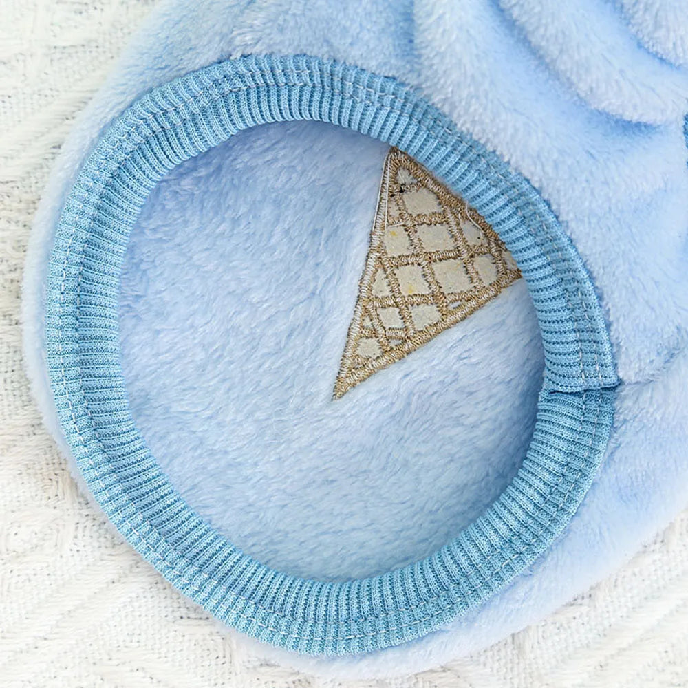 Cat Sweater Small Dog Clothes Winter Warm Cute Pet Sweaters Flannel Cat Vest Outfits for Chihuahua Yorkie Dachshunds Small Dogs and Hairless Cats