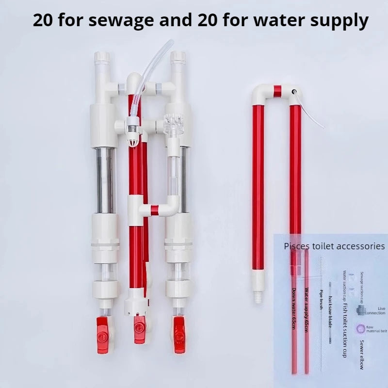 Aquarium Siphon Fish Tank Bottom Filter Sucking Stool Siphon Vacuum Cleaner Water Filter Siphons Fish Toilet Aquarium Cleaning