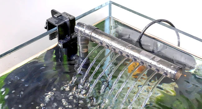 USB Small Aquarium Filter, Single Sponge Filter, with Suction Cup or Adjustable Hanging Clip, Dual Purpose Fish Bowl Tank Filter