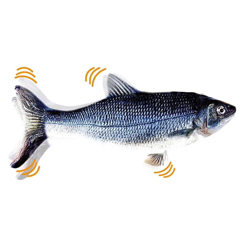 Cat Toy Fish Interactive Electric Floppy Fish USB Charger Realistic Pet Cats Chew Bite Toys Pet Supplies Dog Toys
