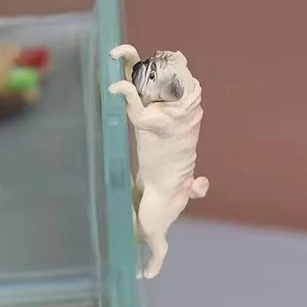 Mini Cartoon Dog Ornament Resin Figurine DIY Crafts Statue for Fish Tank Fishbowl Aquarium Accessories Home Decoration