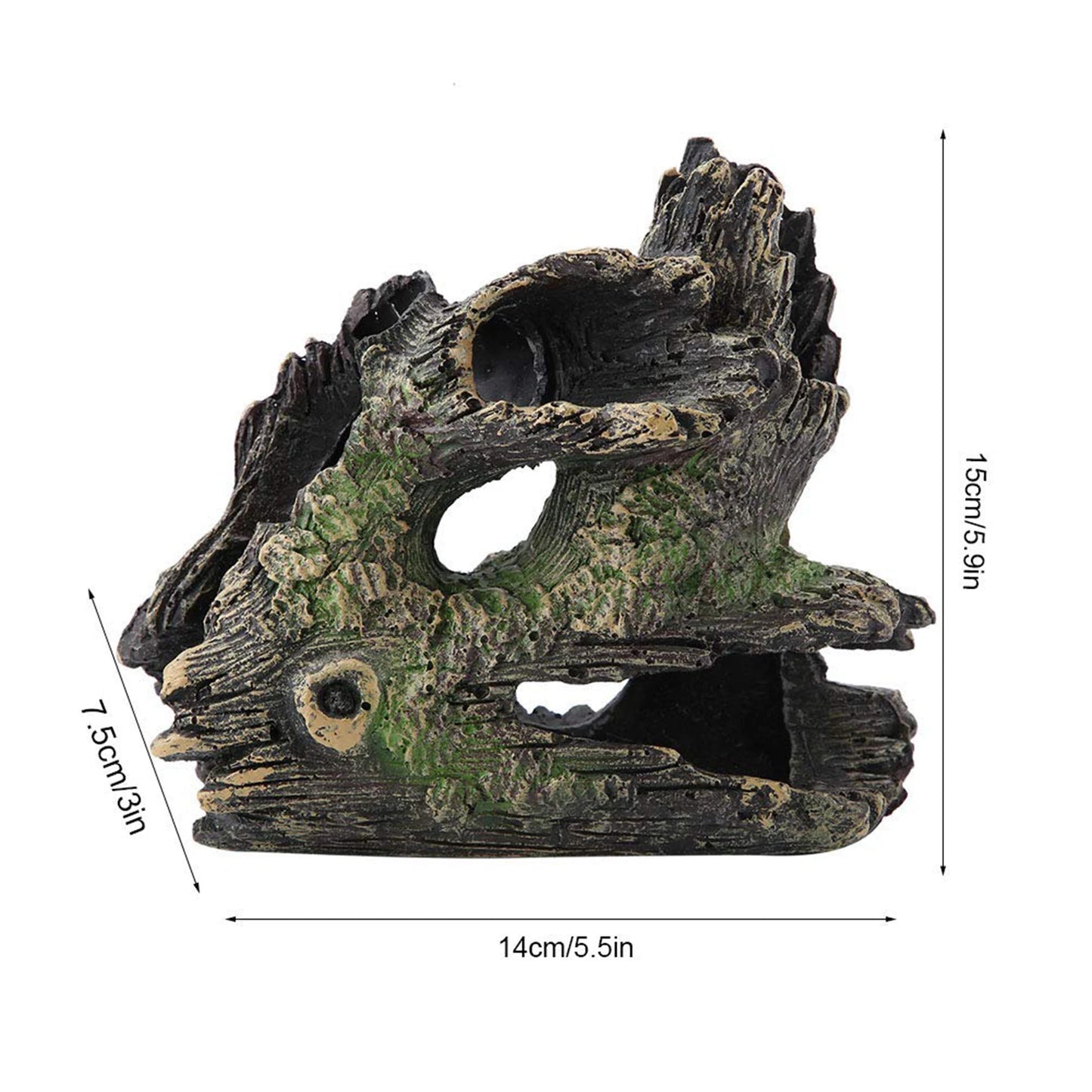 Fish Tank Artificial Resin Landscape Decoration Aquarium Equipment Accessories Ornament Cave Aquatic Pet Fish