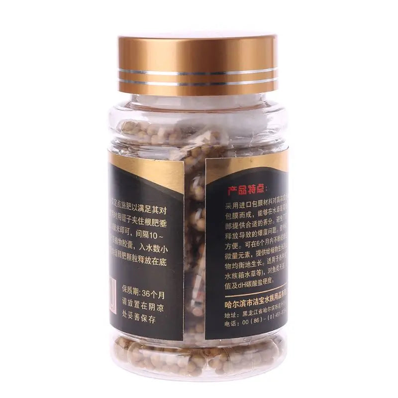 60 Pieces Root Freshwater Aquarium Aquatic Plant Fertilizer 60 Capsules Mixed Nourishing for Water Plant