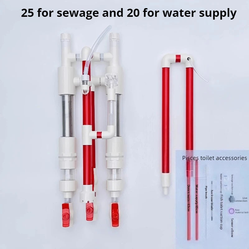 Aquarium Siphon Fish Tank Bottom Filter Sucking Stool Siphon Vacuum Cleaner Water Filter Siphons Fish Toilet Aquarium Cleaning