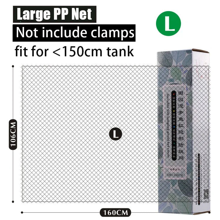 Aquarium Accessories Fish Tank Net Holder Acrylic Transparent PP Anti-Jump Net Clamp Fixed Clip Aquarium Cover Holder Clips