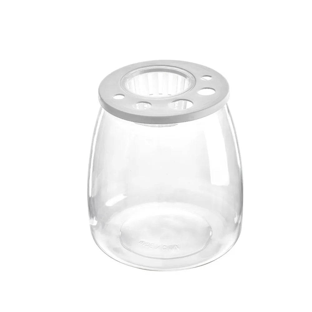 Miniature Landscape Transparent Small Clear Fish Tank Plastic Shatterproof Turtle Aquarium With Lid Goldfish Tank Home Decor