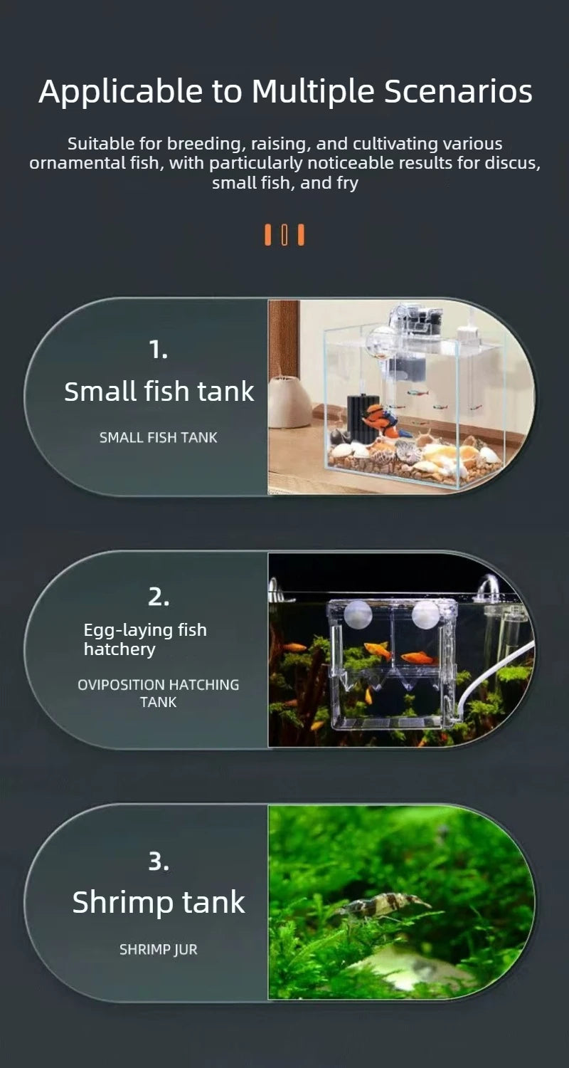 Big Aquarium Sponge Filter For Fish Tank Air Pump Skimmer Biochemical Sponge Filter With Media Ball Aquarium Bio Filter