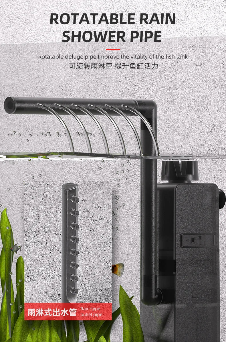 USB fish tank low water filter Aquarium Turtle tank Filter circulation Filtration oxygenation Small fountain