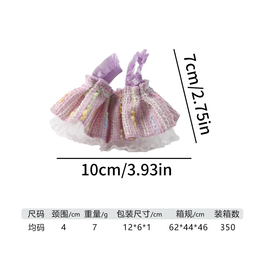 Lovely Handmade Mini Dress Princess Skirt Bow Coat for Small Pets Soft Coat for Ferrets Hamsters Guinea Pigs