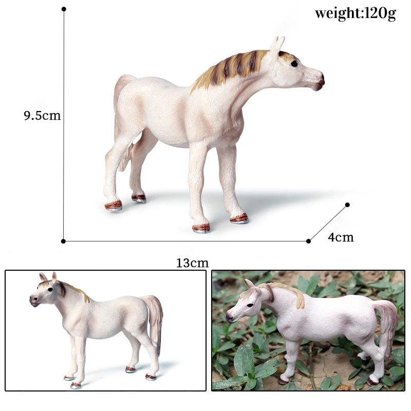Miniature Horse Cowboy Stud Farm Stable Horseman Action Figures Animal Model Appaloosa Harvard Hannover Clydesdale Quarter Horse and more