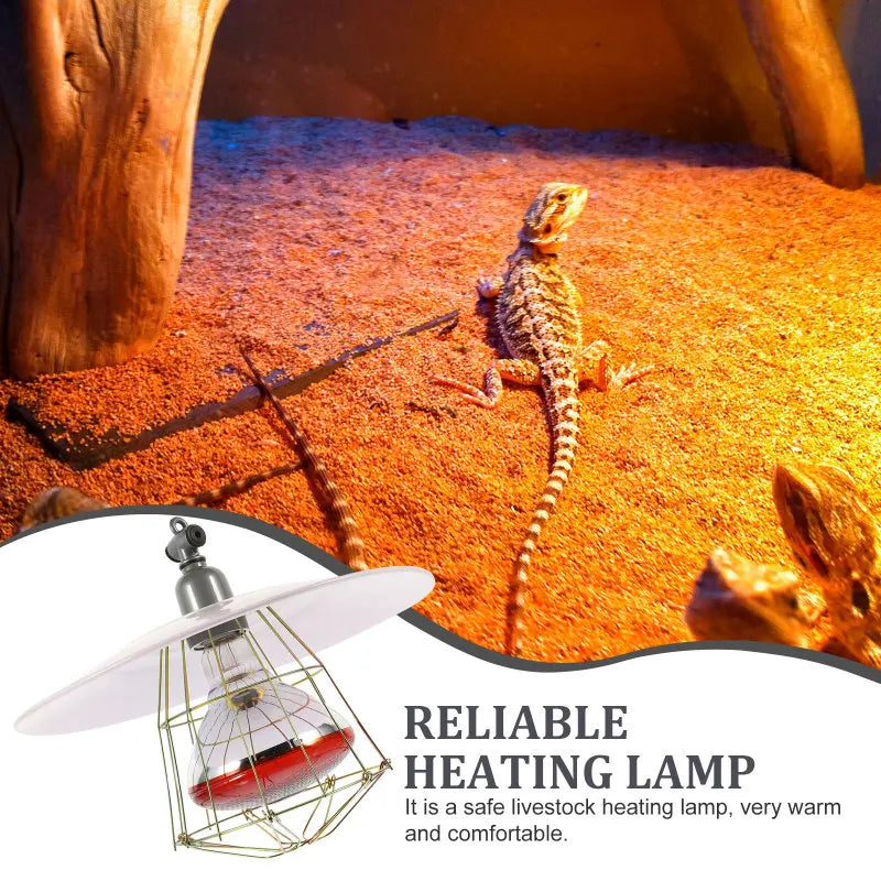 220V Poultry Heating Bulb 150/200/250W Infrared Insulation Heat for Reptiles Plants Amphibians Pets Livestock and Poultry