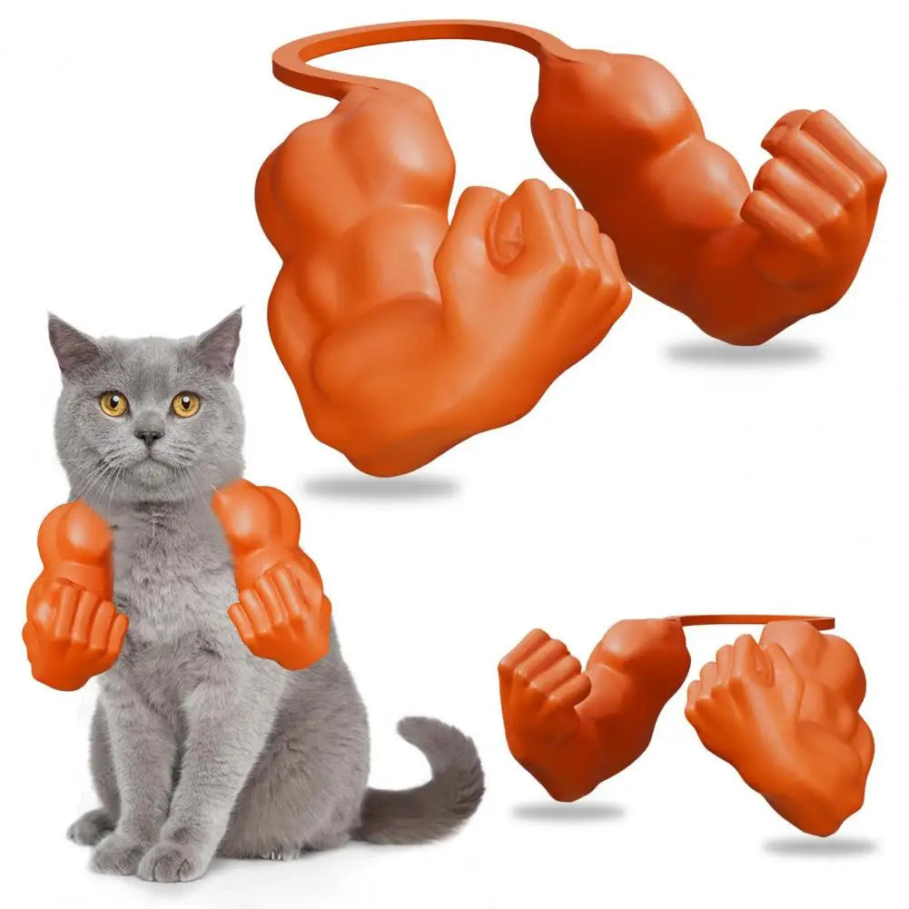 Cat Muscle Arm 3D Printed Neck Arm with Muscle Pet Cosplay Costume Accessories for Halloween Birthday Party Supplies
