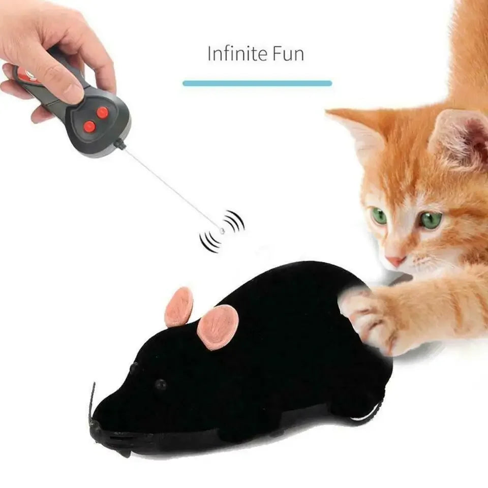 Pets Cats Mice Toy Wireless Electronic RC Mouse  Playing Interactive Toys Pet Supplies Pets Gift Puppy Kitten