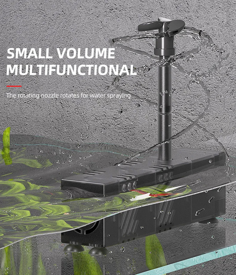 USB fish tank low water filter Aquarium Turtle tank Filter circulation Filtration oxygenation Small fountain