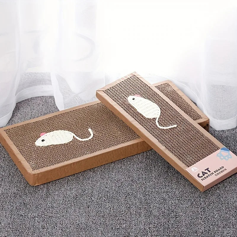 Cat Toy Self-Entertainment Durable Scratching Board Set Cat Claw Sharpener Corrugated Paper Cat Scratching Pad Pet Supplies