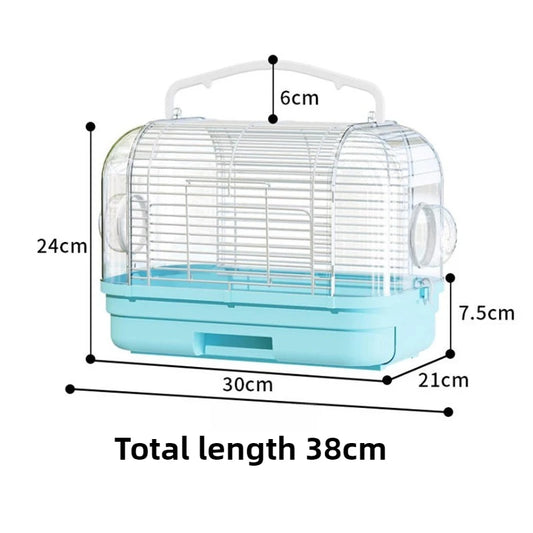 Portable Parrot Outside Cage Outdoor Bird Cage Special Bird Bag Easy Interaction Pet Carrying Supplies Household Bird House