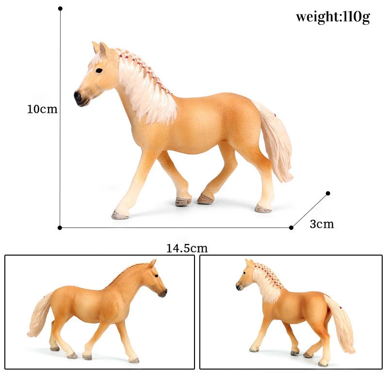 Miniature Horse Cowboy Stud Farm Stable Horseman Action Figures Animal Model Appaloosa Harvard Hannover Clydesdale Quarter Horse and more