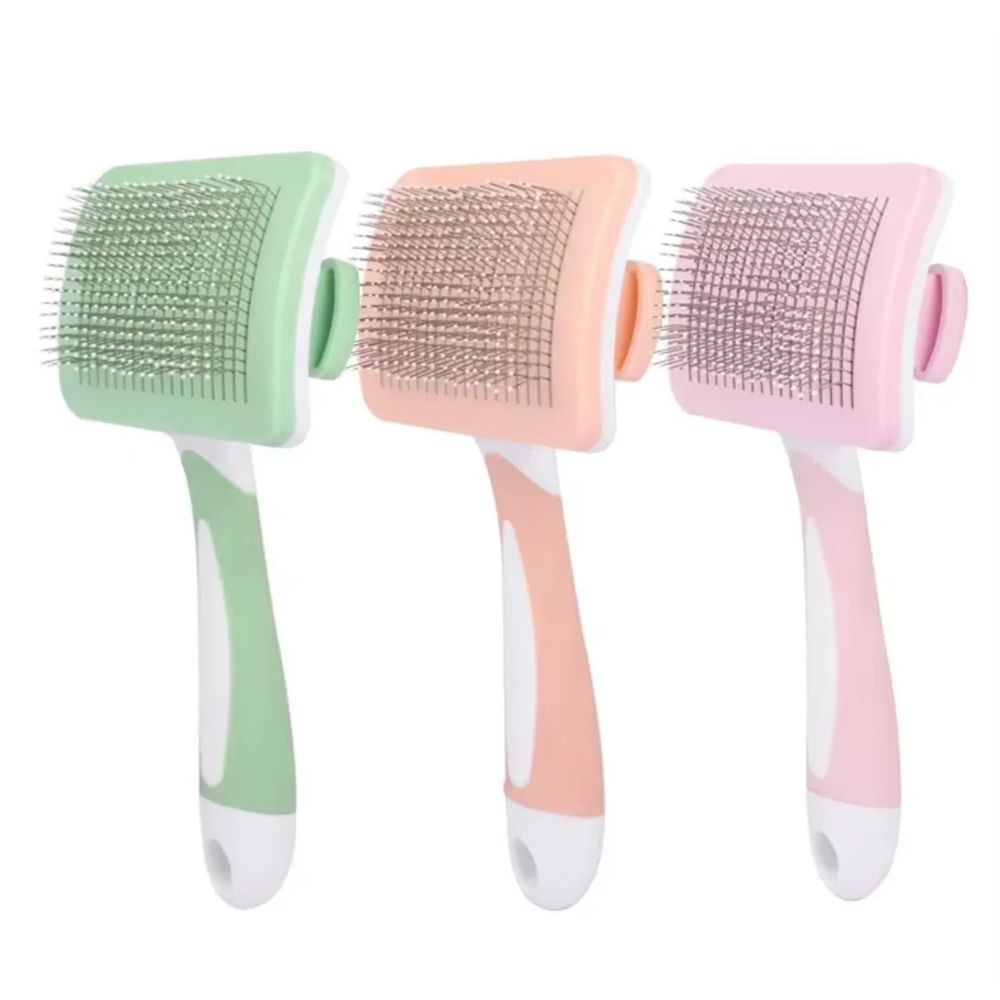 Self Cleaning Cat Wire Brush Dog Pet Grooming Slicker Brush Dog bath brush  Pet hair removal brush Cat brush