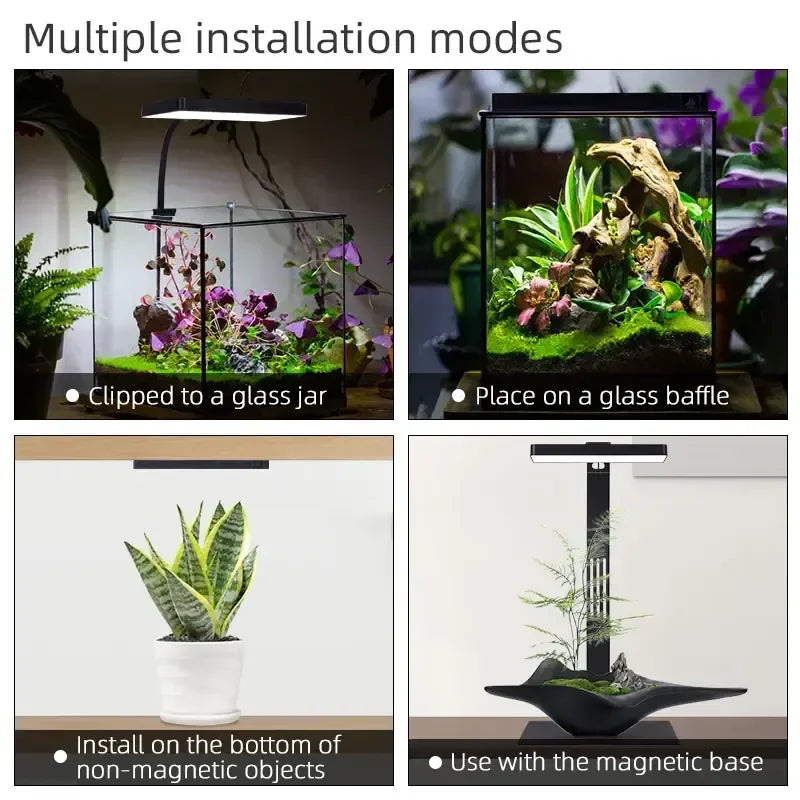 WEEK AQUA USB aquarium light Plant Grow Full spectrum LED Ecology Micro landscape light Nano aquarium light