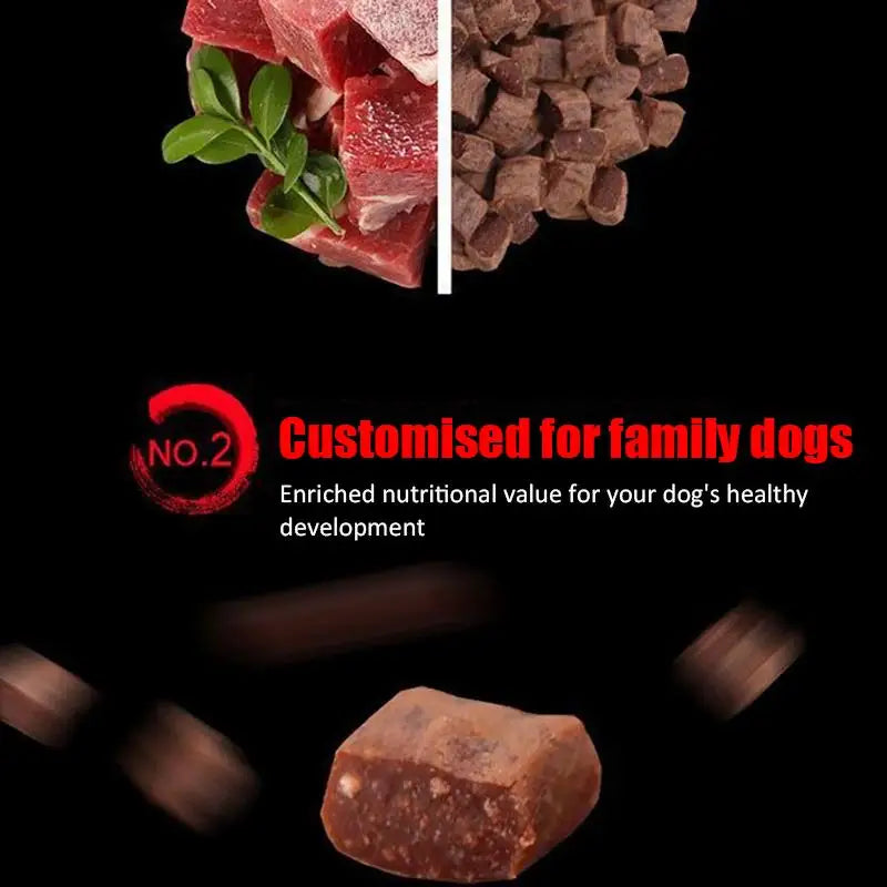 Diced Beef Particles Appetizing Digestive Nutritious Delicious Chewy Adult Dog Puppy Training Rewards Premium Beef Pet Snack