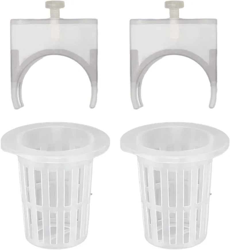 Aquatic Plant Hanging Holder Adjustable Fish Tank Planter Cups with Hole Aquarium Planter Cups for Aquascape Decoration