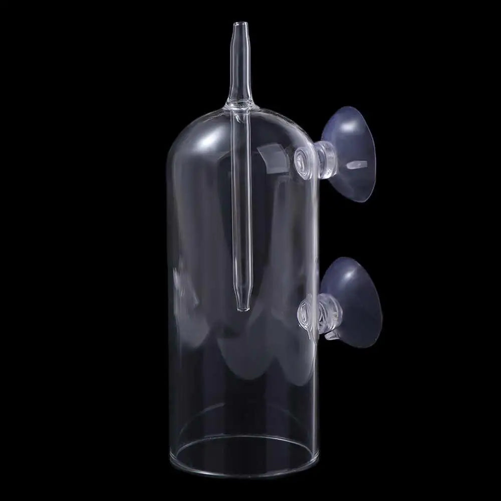 Crystal Glass Fish Tank Dissolved Oxygen Device Anti-Splash Design Preventing Water Splashing Fish Tank Oxygen Aerator