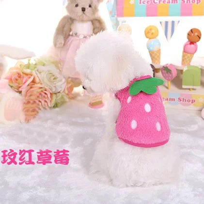 Winter Fleece Bunny Rabbit Guinea Pig Clothes For Mini Milk Dog Cat Teacup Small Animal Chinchilla Ferret Costume Vest Hoodie
