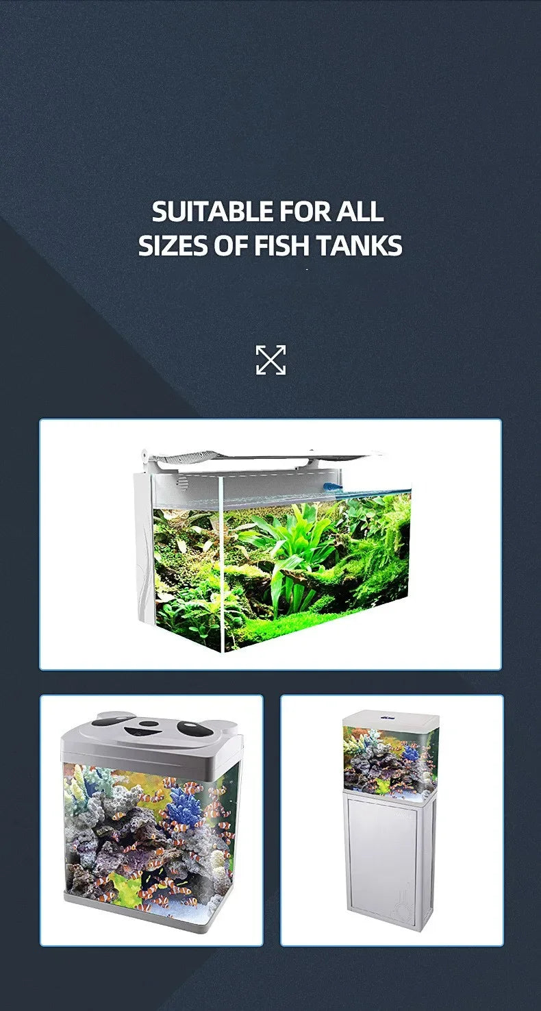 Aquarium Air Pump Ultra Silent High Energy Saving Oxygen Pump Fish Tank Aerator Adjustable Air Volume Pump 110/220V