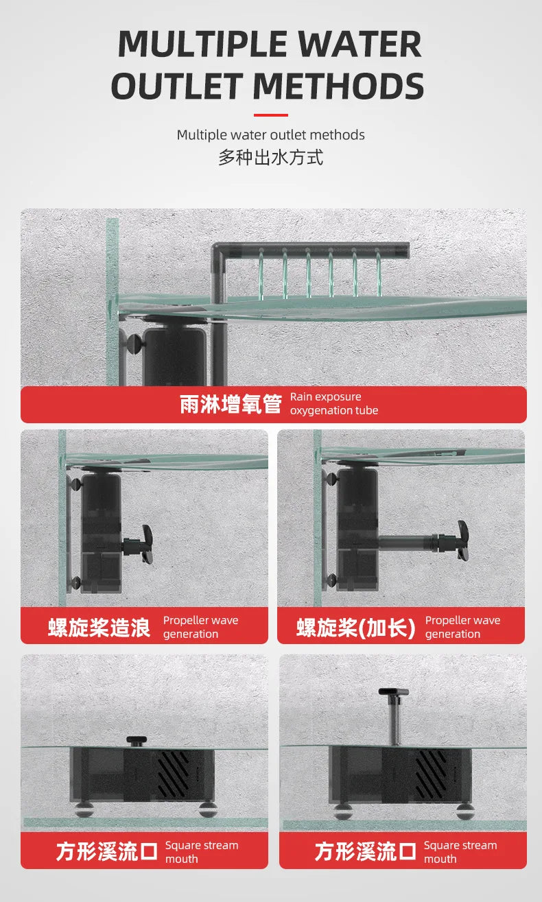 USB fish tank low water filter Aquarium Turtle tank Filter circulation Filtration oxygenation Small fountain