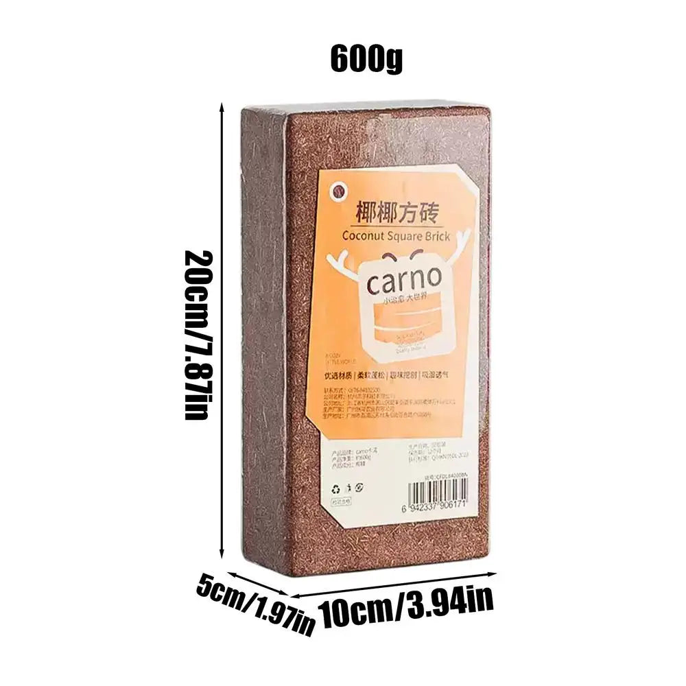 Coco Coir Brick Compressed Coco Fiber Substrate Snake Bedding Reptile Tank Accessories Landscaping Mulch For Geckos Tortoises