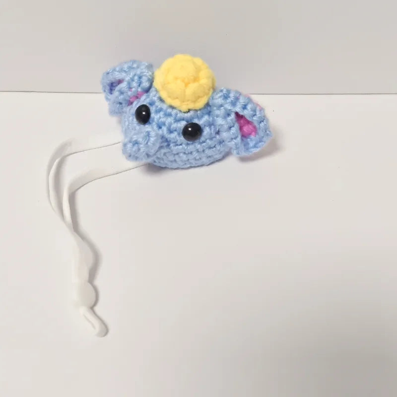 Handmade Knitted Parrot Hat Funny Frog Parrot Hat Small Animal Outfit Suit Adjustable Chin Strap Snake Hat Cute Small Pet Hat