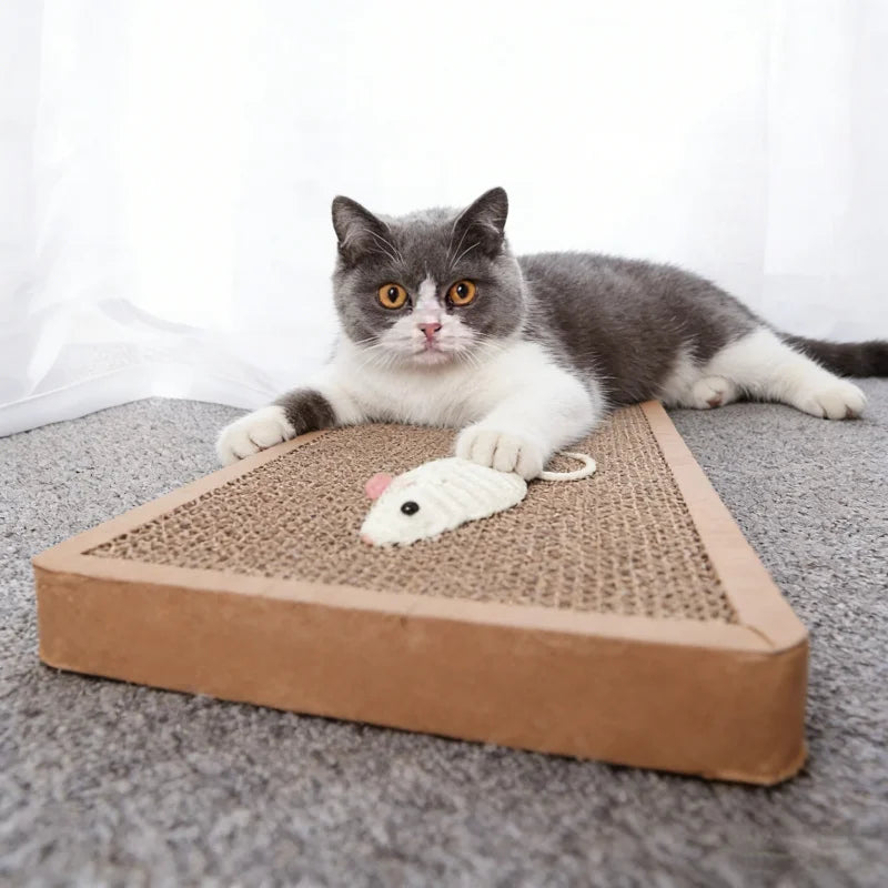 Cat Toy Self-Entertainment Durable Scratching Board Set Cat Claw Sharpener Corrugated Paper Cat Scratching Pad Pet Supplies