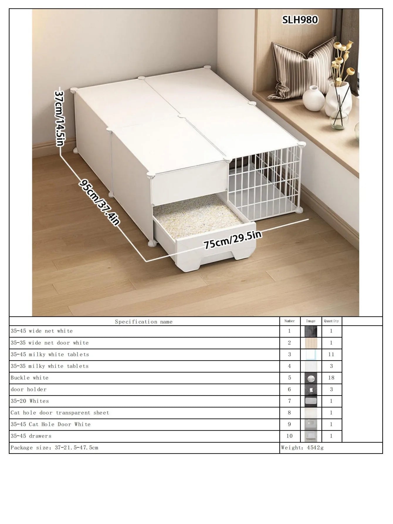 Rabbit Cage Guinea Pig Hamster House Large Villa Tray Rabbit Nest