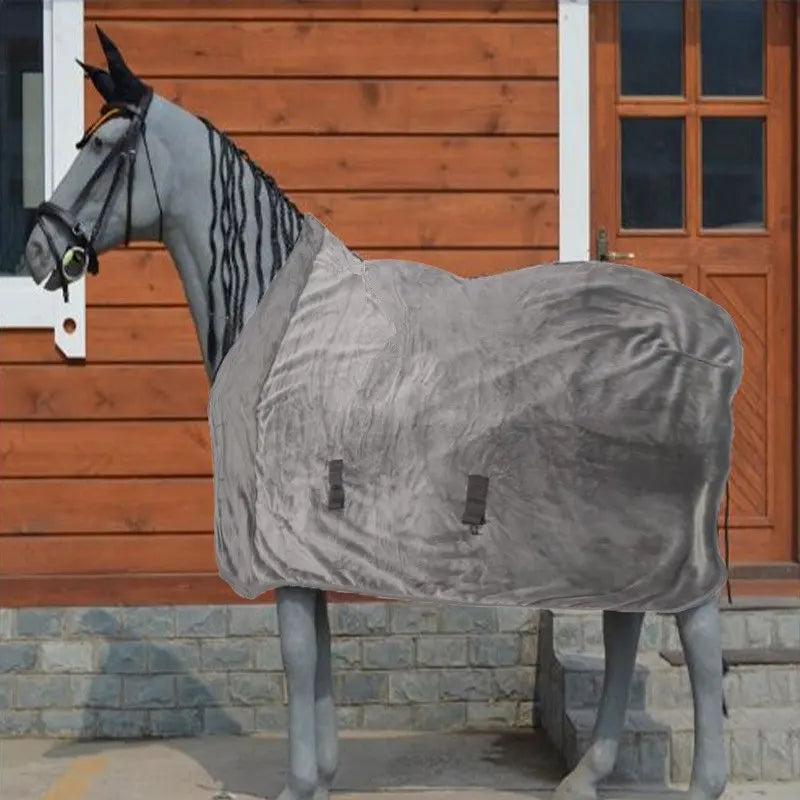 Warm Horse Rugs Horse Fleece Cooler Blanket Soft Insect Repellent Horse Blankets Flannel Protective Horse Clothing
