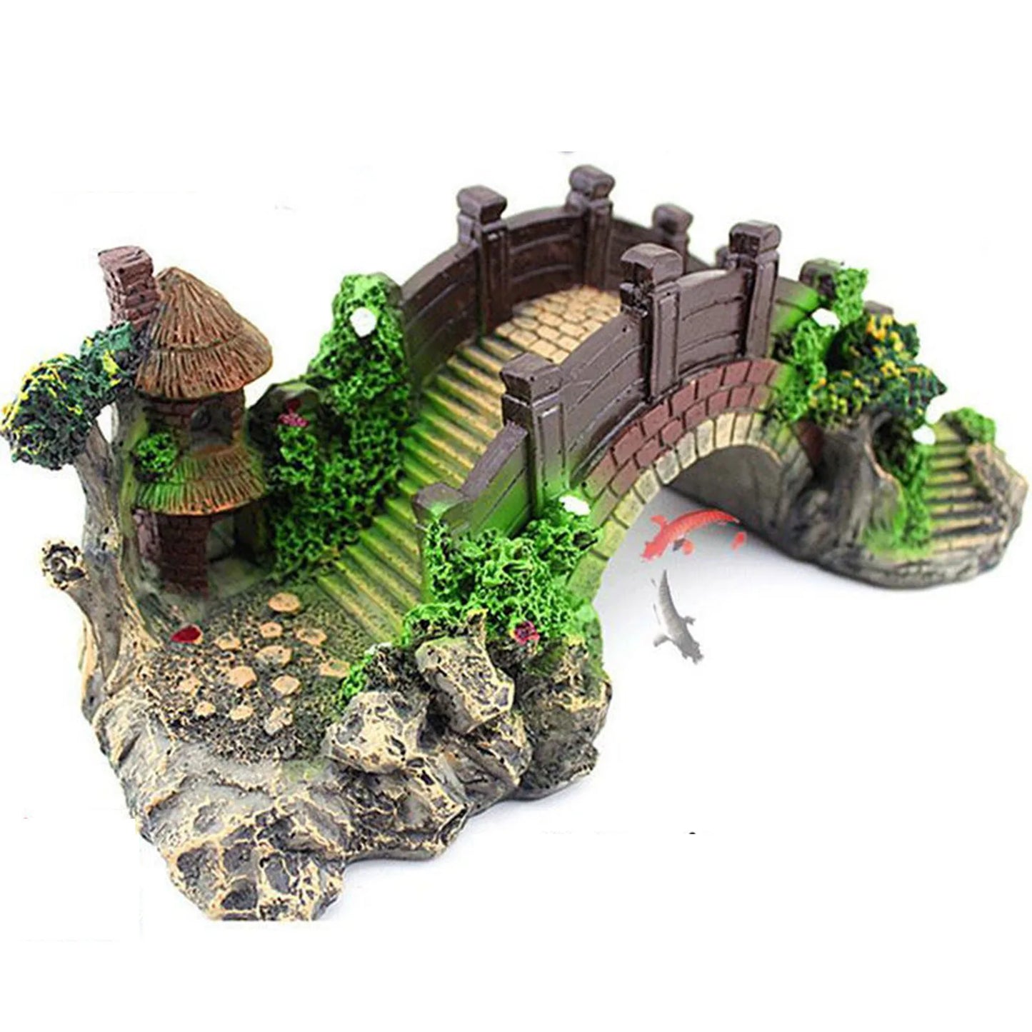 Fish Tank Artificial Resin Landscape Decoration Aquarium Equipment Accessories Ornament Cave Aquatic Pet Fish