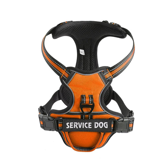 Nylon Dog Harness Vest Reflective Dog Harness Personalized Breathable Adjustable Pet Harness Leash For Small Medium Large Dogs