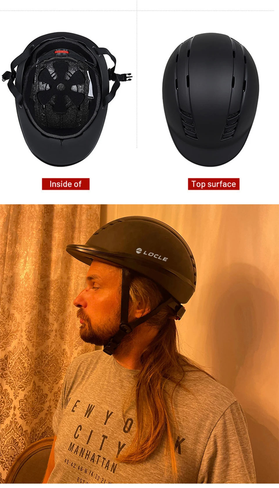 LOCLE Women Men Half Cover Sport Protective Anti Impact Cap Equestrian Helmet Adult Horse Riding Guard Hat Horse Equipment