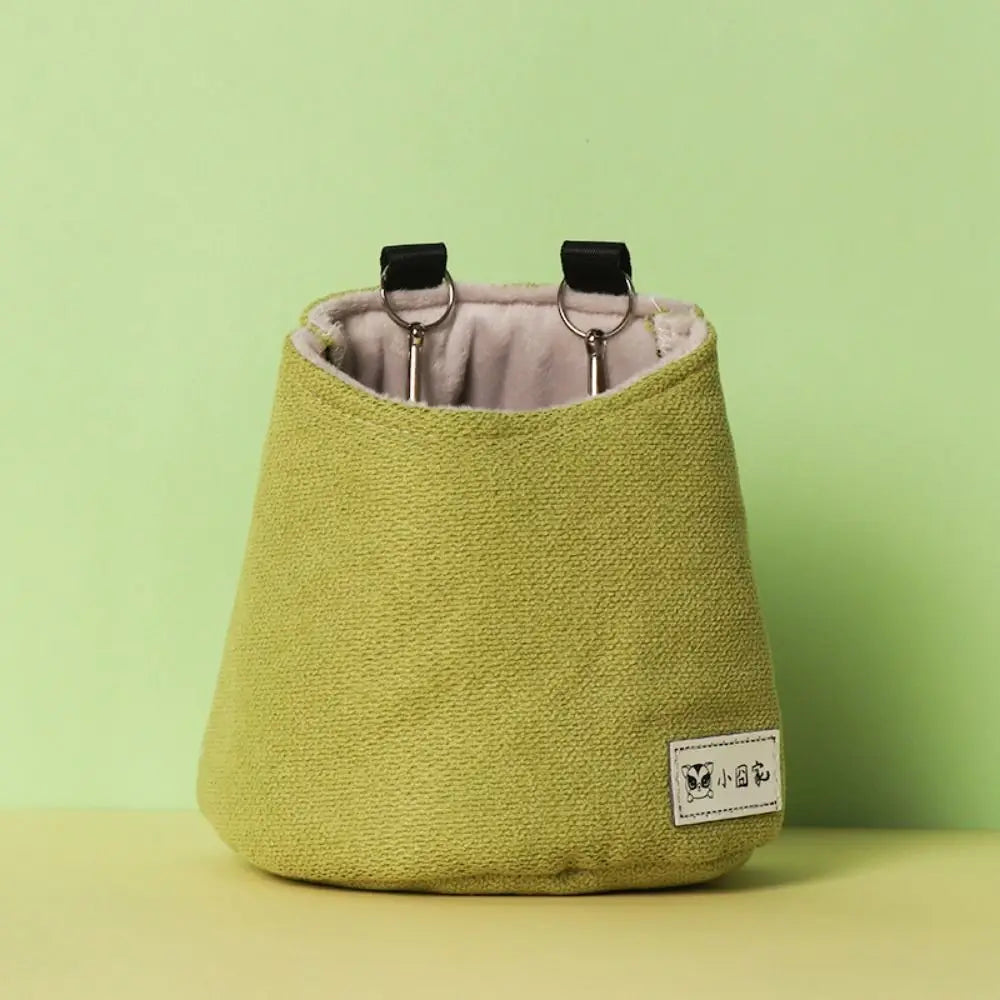 Opening Winter Sugar Glider Pouch Cloth/Plush Soft Squirrel Bed Cage with Hook Comfortable Hamster Hanging Bed
