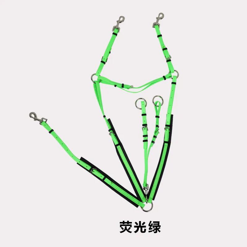 PVC Endurance Breastplate Adjustable Martingale Set Equestrian Tack Horse Riding Gear Saddle Accessories