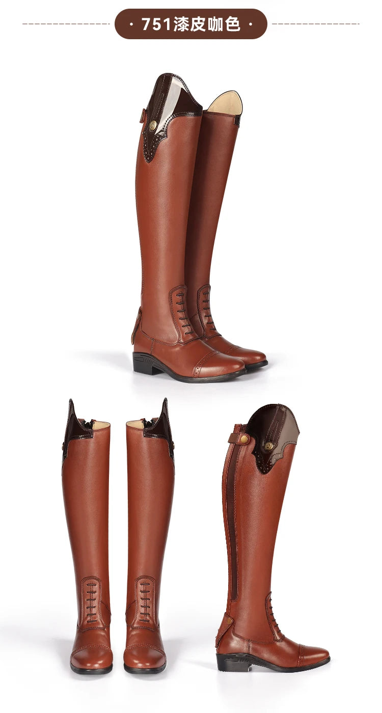 Riding Boots Custom-made Equestrian Boots Anti-slip Obstacle Boots horse riding boots