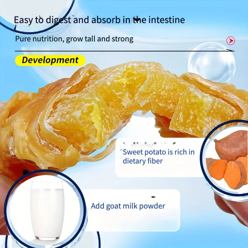 200g/400g (7.05oz/14.1oz) Dog Treats For Small, Medium, & Large Dog - Duck and Sweet Potato, Healthy, Easily Digestible,