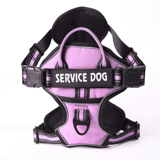 Nylon Dog Harness Vest Reflective Dog Harness Personalized Breathable Adjustable Pet Harness Leash For Small Medium Large Dogs
