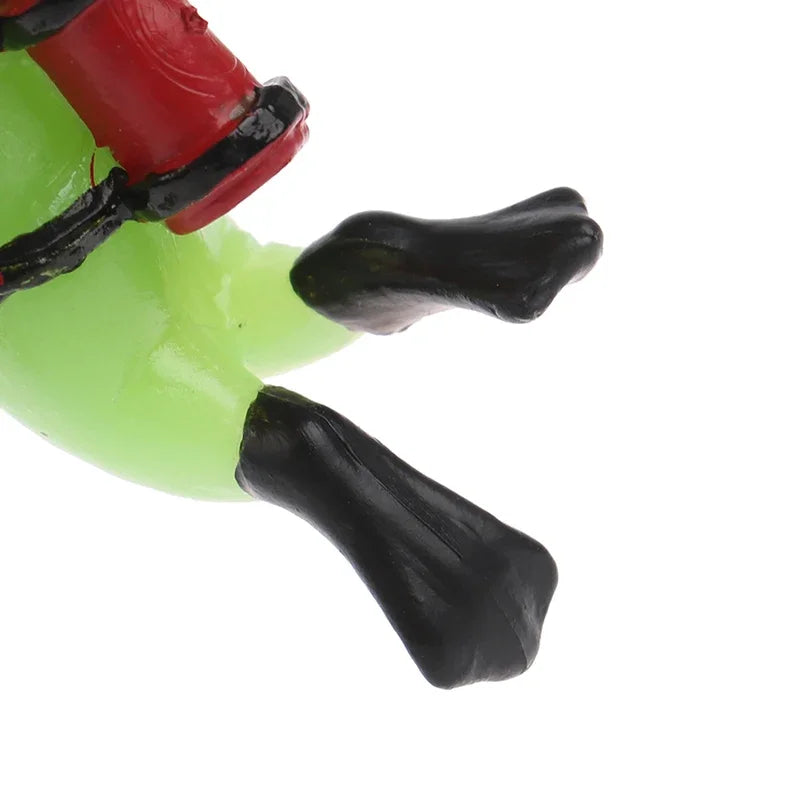 Fish Tank Decoration Luminous Green Mini Floating Diver Aquarium Ornaments Cute Small Floating Diver Aquarium Accessories