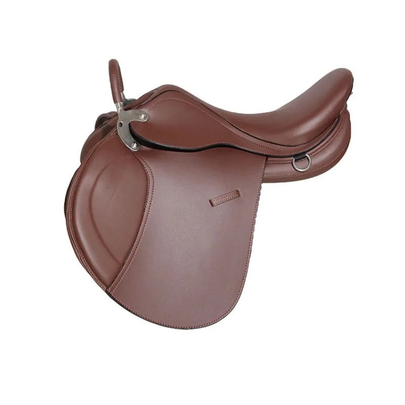 17.5-inch English-style All-purpose Saddle, Suitable for Equestrian Gear for New Riders