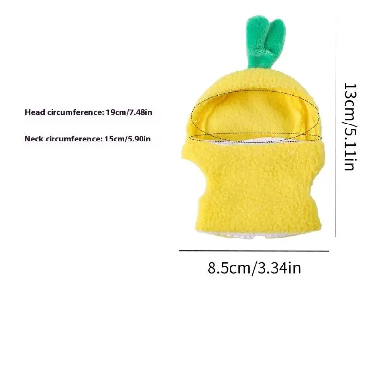 1Pc Cute Soft Bird Role Play Clothes Funny Transform Into Rabbit Pineapple Bird Clothing Cosplay Photo Prop Bird Parrot Clothing