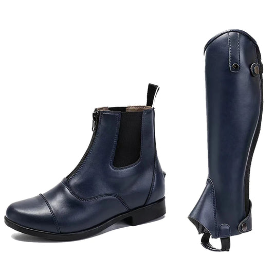 Equestrian Boots Ankle Boots Sizes 25-44 Riding Boots Equestrian Equipment Wear-resistant And Anti-slip Professional Boots