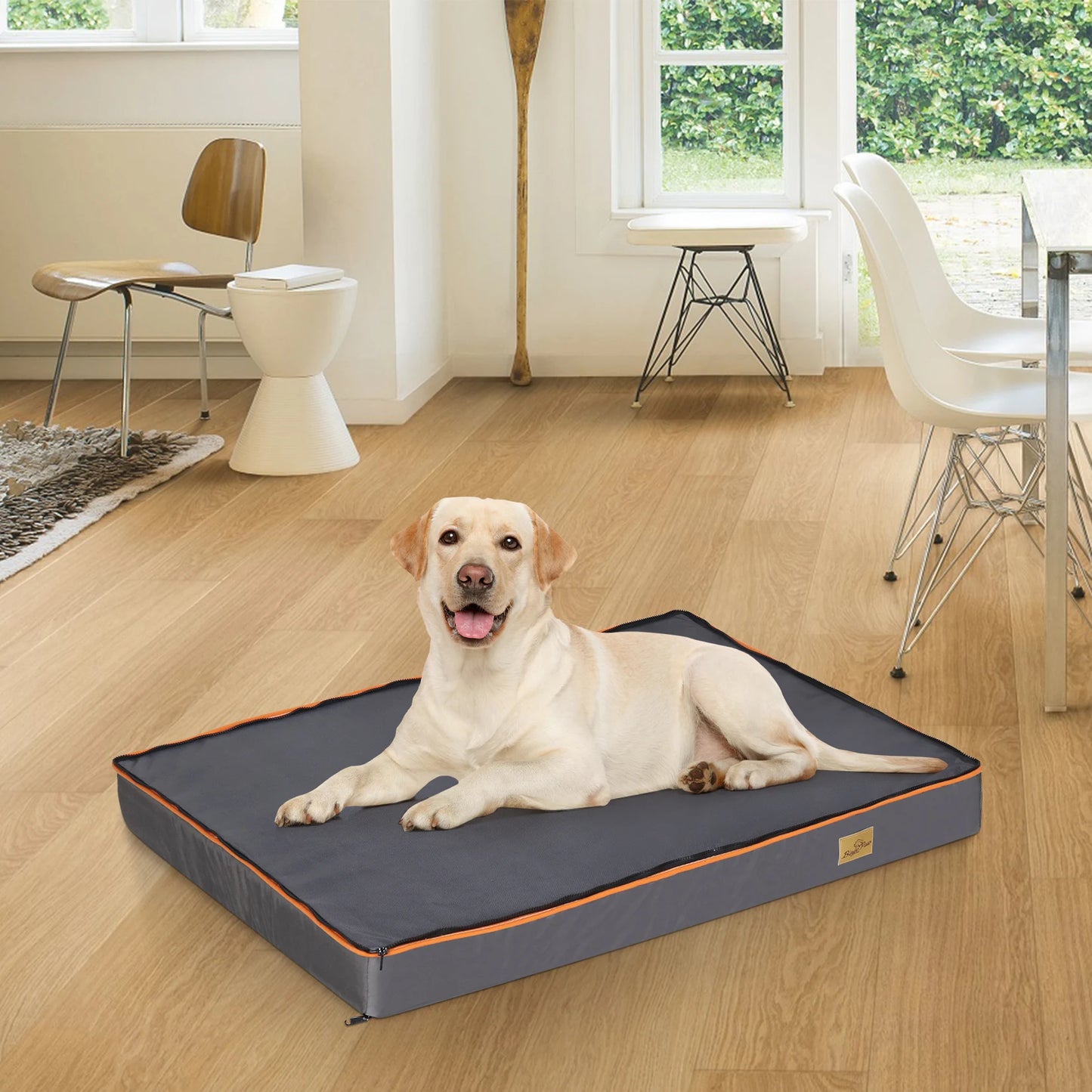 Dog Pet Bed  Large Padded Orthopedic Dog Bed Foam Cushion Foam Cushion with Washable Cover  Removable Cover