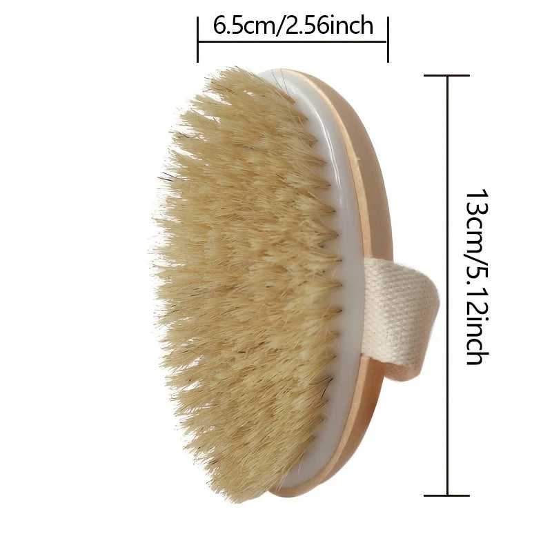 1/2pcs Natural Horse Hair Detangling Cleaning Brushes for Daily Grooming Decontamination Essentials Horse Grooming Supplies